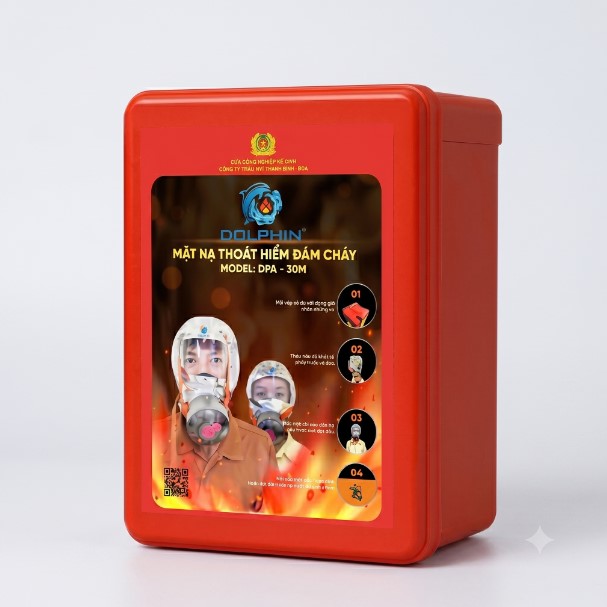 Mặt Nạ Thoát Hiểm Đám Cháy Phòng Khói Độc - DPA-30M Bộ Công An