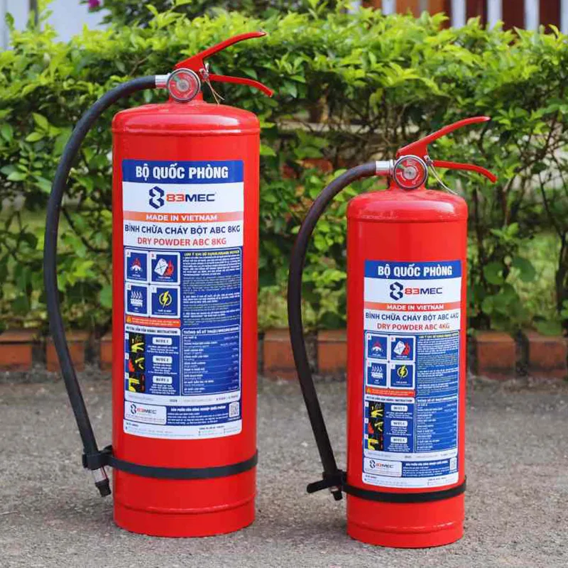 Bình chữa cháy bột ABC 6kg BQP 83MEC (Bộ Quốc Phòng)