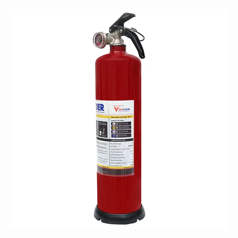 Bình chữa cháy bột ABC 1kg VinaFoam VP1 (Tem kiểm định)