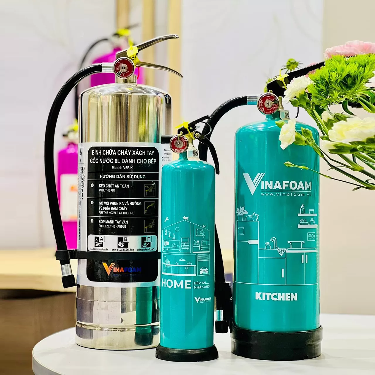 Bình chữa cháy cho nhà bếp VinaFoam V9F-K