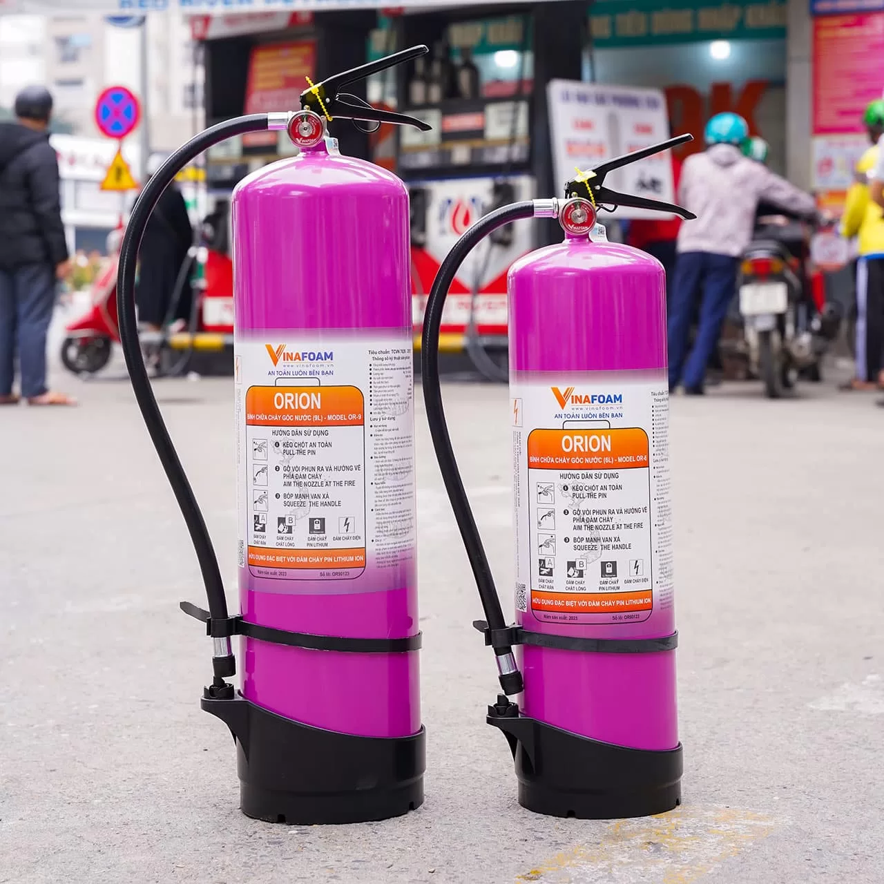 Bình chữa cháy Pin Lithium đa năng VinaFoam ORION 6L OR-6 10 Bình chữa cháy Pin Lithium hãng VinaFoam